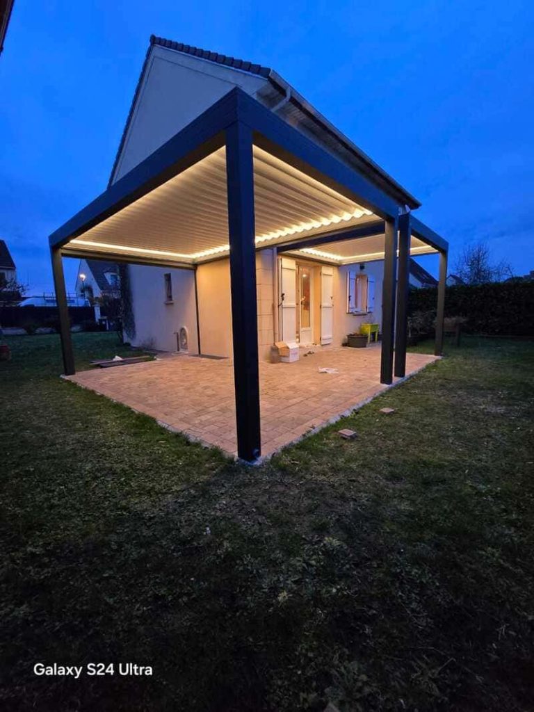 pergola aluminium val d oise